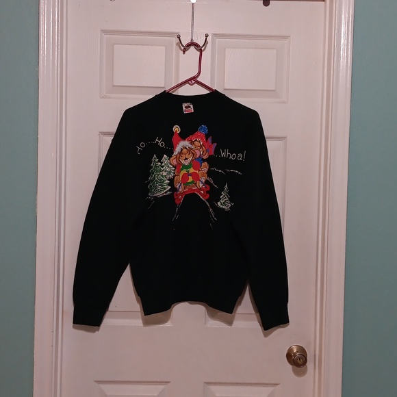 VINTAGE CHRISTMAS SWEASHIRT - Picture 3 of 8